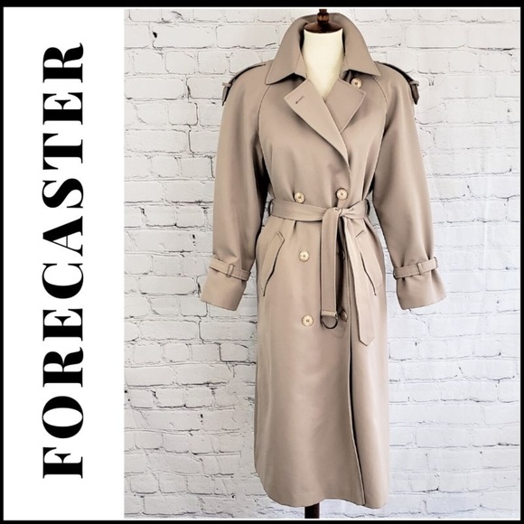 Forecaster Jackets & Blazers - FORECASTER Belted Double Breasted Trench Coat W/Re